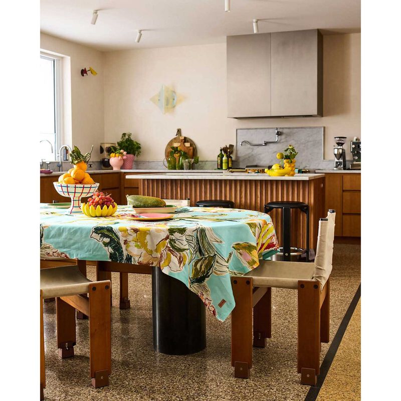 Kip&Co Somerset Blue Tablecloth Round image number 1